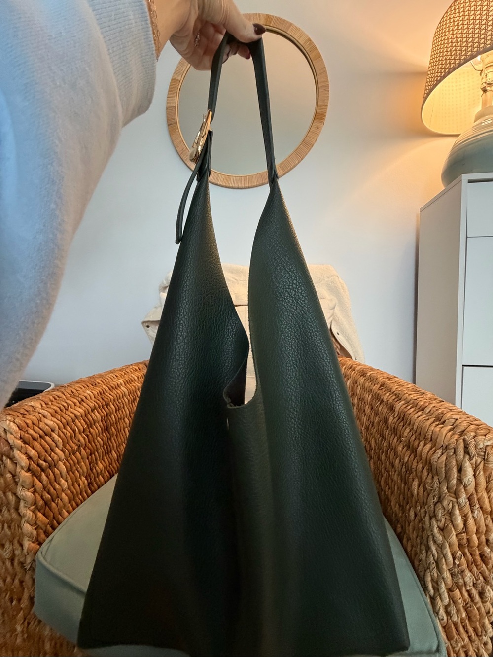 Anthropologie Knot Slouchy Bag: Buckle Edition
